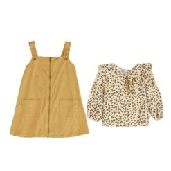 Tan Animal Print Dress