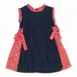 Navy Solid Dress