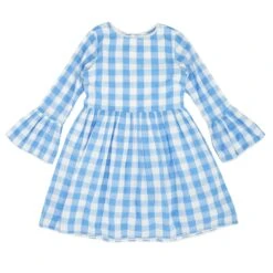 Blue Check Dress