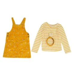 Mustard Floral Dress