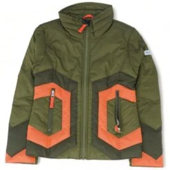 Obermeyer Olive Color Block Outerwear