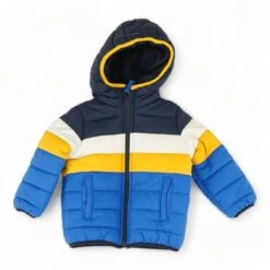 Blue Chevron Outerwear