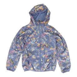 Columbia Blue Floral Outerwear