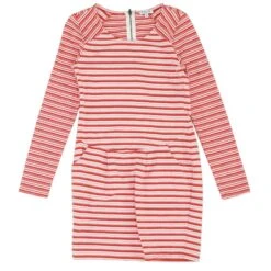 Splendid Red Striped Dress