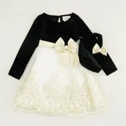 Beige Embroidery Detail Dress