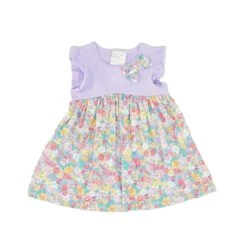 Lavender Floral Dress