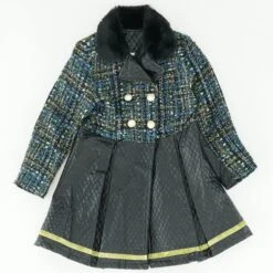 N/A Black Plaid Outerwear