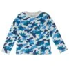 Blue Camo Top