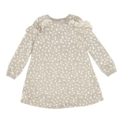 Gray Polka Dot Dress