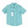 Turquoise Tropical Top