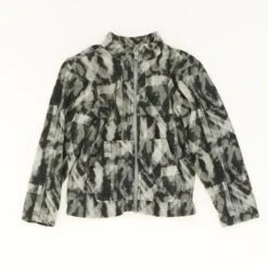 Eddie Bauer Gray Geometric Outerwear