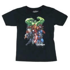 Marvel Black Character Top