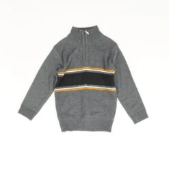 Charcoal Color Block Top