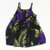 N/A Black Tropical Dress