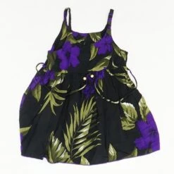 N/A Black Tropical Dress