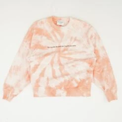 Les Coyotes De Paris Peach Tie Dye Top