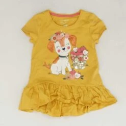 CYNTHIA ROWLEY Yellow Animal Top