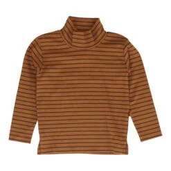 Brown Striped Top