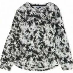Black Tie Dye Top