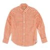 Coral Check Top