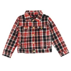 Red Plaid Outerwear