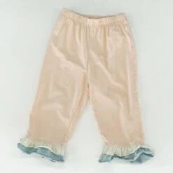 Peach Striped Bottom