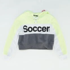 White Color Block Outerwear