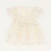 N/A Ivory Polka Dot Dress