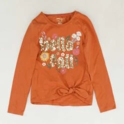 CYNTHIA ROWLEY Orange Floral Top