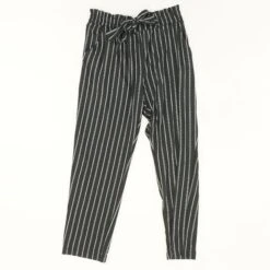 Black Striped Bottom