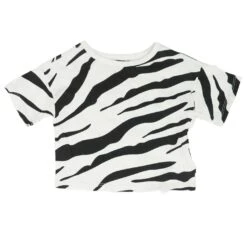 White Animal Print Top