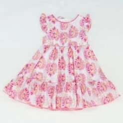 MONSOON Pink Tie Dye Dress