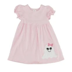 Pink Embroidery Detail Dress