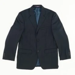 Navy Striped Outerwear