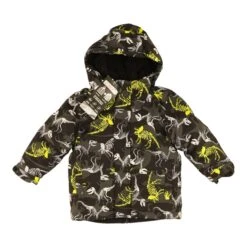 Black Animal Outerwear