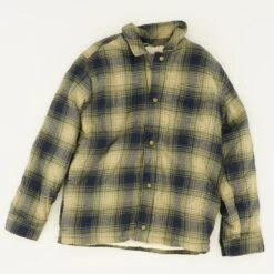 Old Navy Green Plaid Outerwear