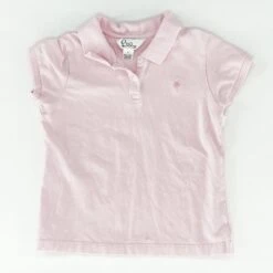 90's Pink Collared Short Sleeve Polo