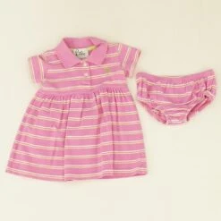 90's Two-Piece Dress Bloomer Set In Pink
