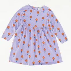 Bobo Choses Purple Floral Dress
