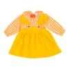 Yellow Check Dress