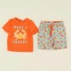 Old Navy Orange Graphic Set