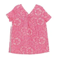 Vineyard Vines Neon Pink Floral Top