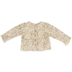 Jessica Simpson Ivory Animal Print Outerwear
